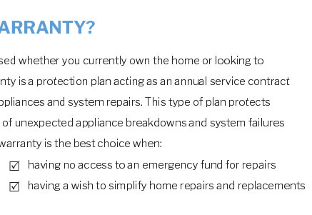 home warranty independence